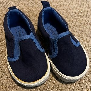 Size 4 Blue Baby Slip On Shoes | Baby Gap Like New | Navy Blue and Light Blue